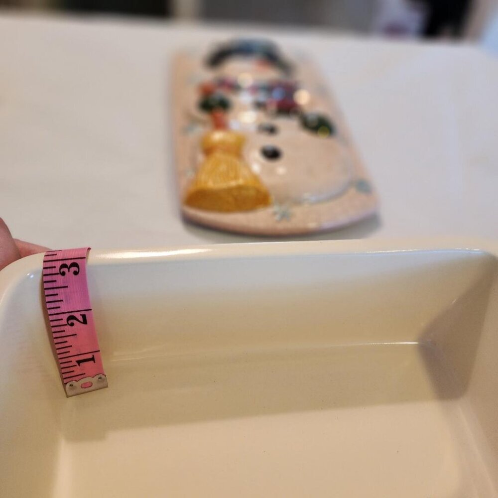 DEBCO LOAF PAN WITH SNOWMAN LID - Picture 9 of 10